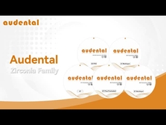 آودنتال 98 ST بلوک زرکونیا دندان 1100MPA 43٪ TRANSLUCENCY رنگ A1,A2,A3