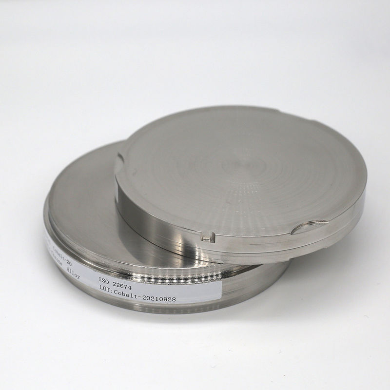 دیسک فلزی دندانپزشکی 98mm Cobalt Chrome Alloy Block Cobalt Disc برای آزمایشگاه دندانپزشکی