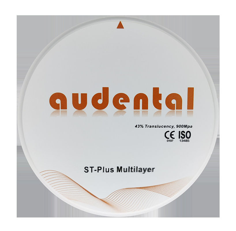 46٪ شفاف ST-Plus Multilayer Zirconia Round Disc Block Smooth Vita 16 سایه برای بازسازی دندان