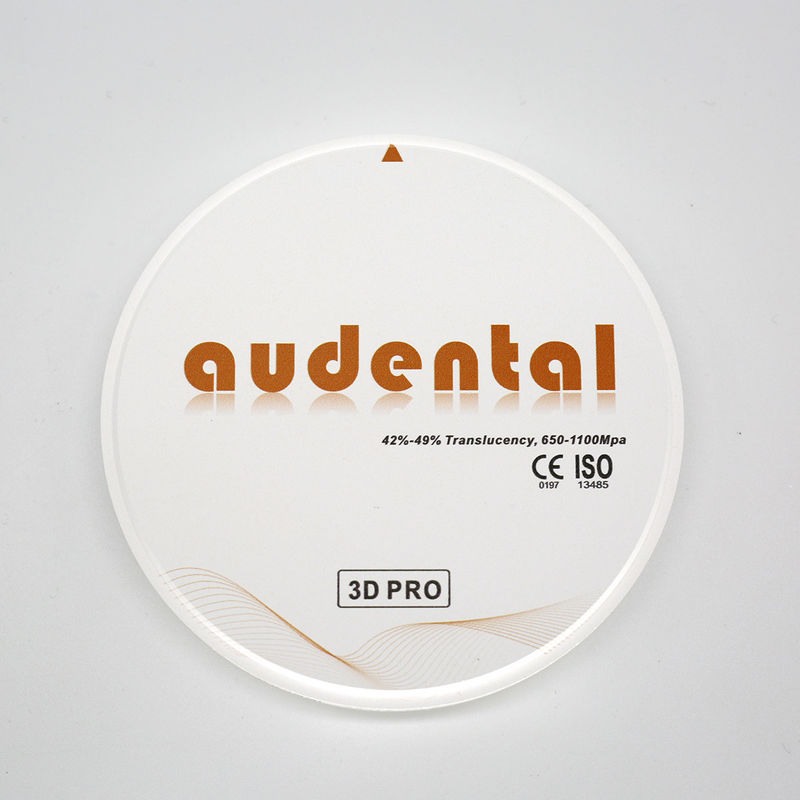 92/95/98mm Multilayer Dental Zirconia Block Translucency High برای قابلیت بیولوژیکی کامل