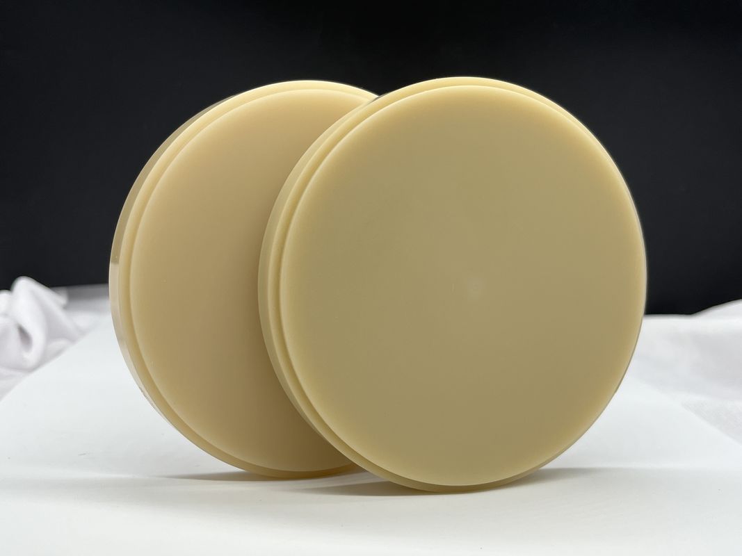 دندانپزشکی Pmma بلوک 98 * 10mm دقت فرش ماندگار برای تاج های موقت