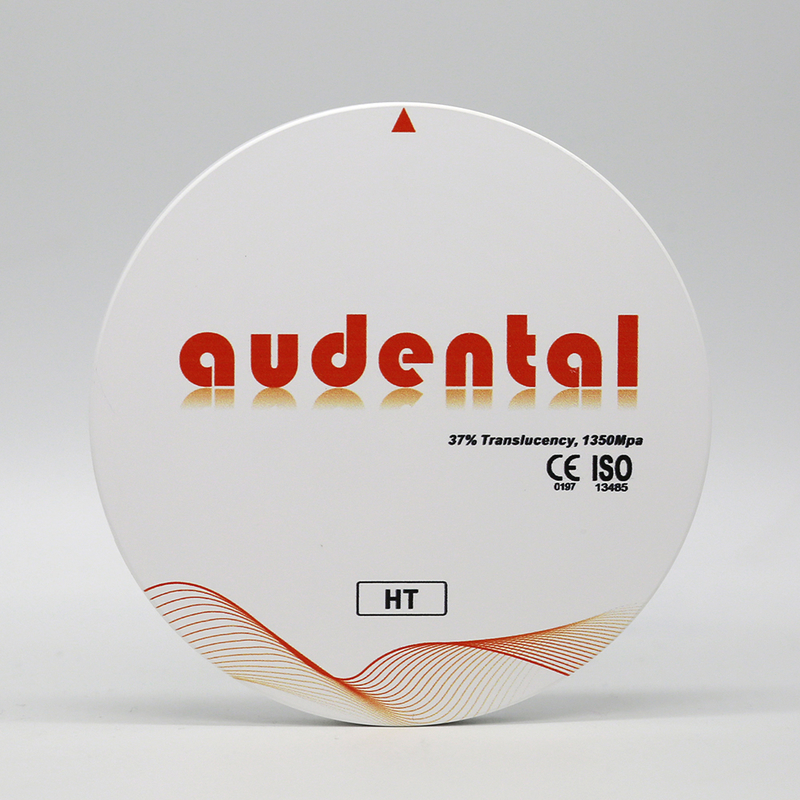 Audental HT/DHT تاج و پل های سفید Zirconia بلوک های دندانپزشکی آزمایشگاه CAD سیستم CAM قیمت کارخانه دندانپزشکی مصرفی Zirconia دندانپزشکی