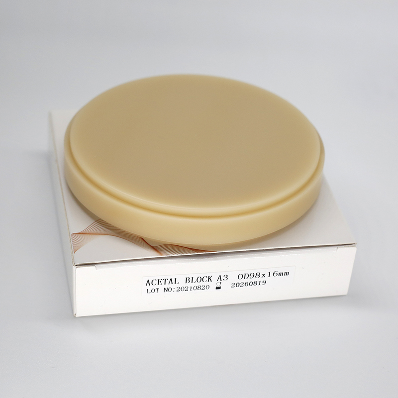 Customizable Dental Pmma Block for Temporary Crowns and Bridges 150Mpa Flexural Strength