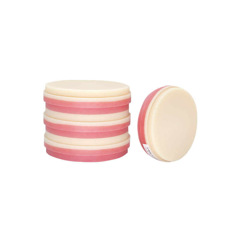 بلوک PMMA دندانی صورتی-A2 بادوام و مقاوم در برابر آب برای ترمیم های قوی و محکم