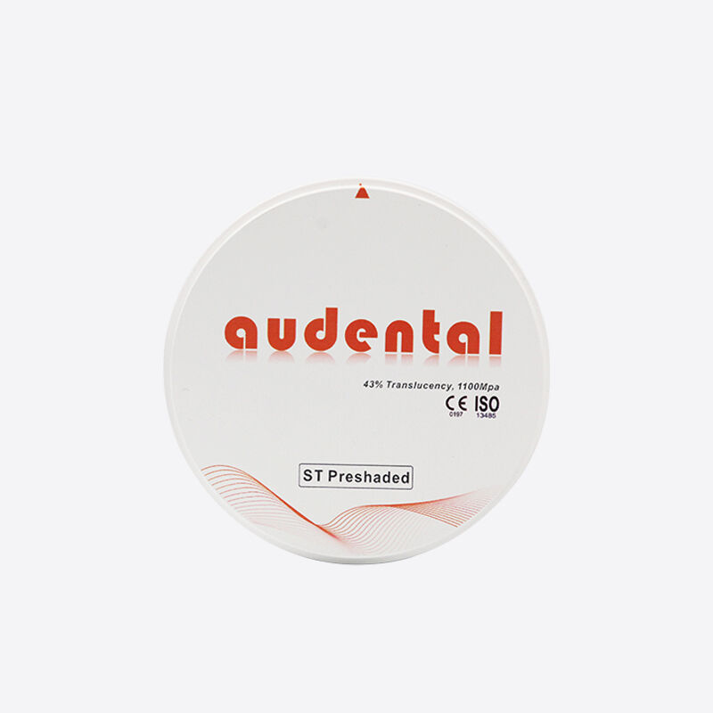 Pre Shaded Zirconia Block providing natural shade accuracy and high translucency suitable for crowns bridges and veneers