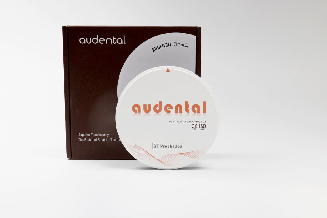 زیرکونیای از پیش رنگ شده با دقت رنگ یکنواخت و شفافیت بالا برای ترمیم‌های دندانی با ظاهر طبیعی