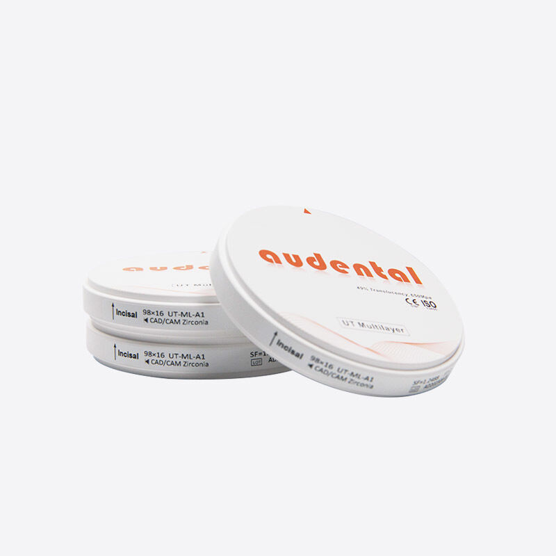 بلوک زیرکونیا چند لایه ای که قدرت متعادل و شفافیت بالایی را برای کاربردهای دندانپزشکی جلو و عقب ارائه می دهد