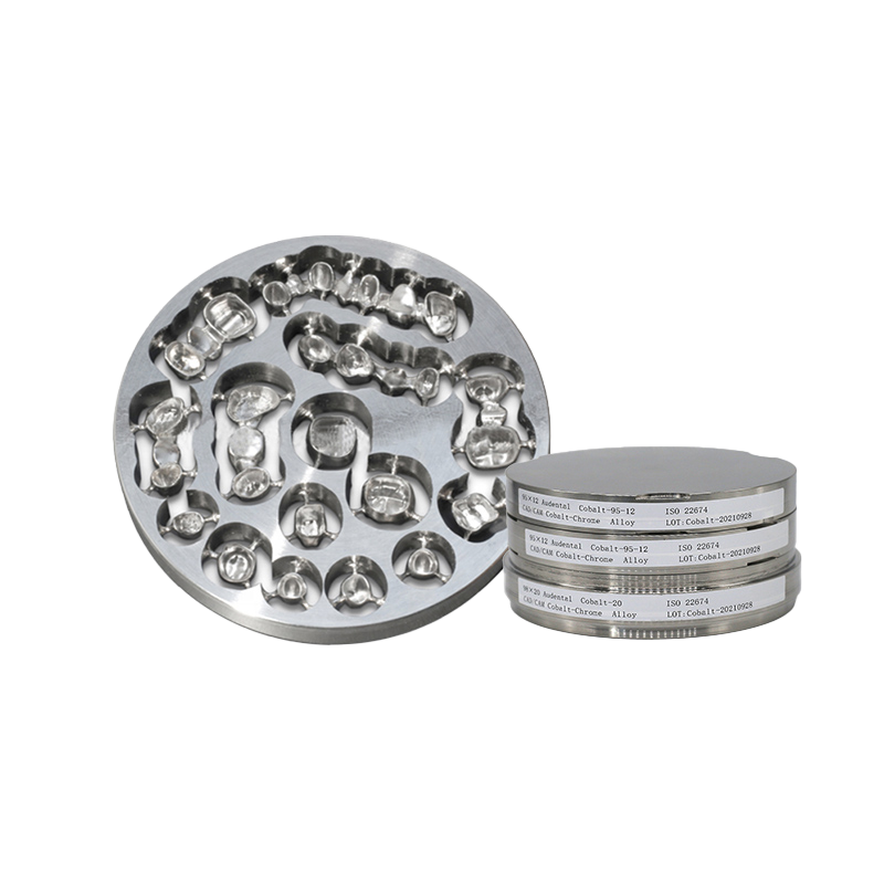 دیسک آلیاژ دندان کبالت کروم برای سیستم CAD CAM که مقاومت در برابر خوردگی، قابلیت ماشین کاری و استحکام مکانیکی را ارائه می دهد