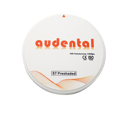 ST/DST Vita Zirconia Dental Block سوپر شفافیت مواد CAD / CAM