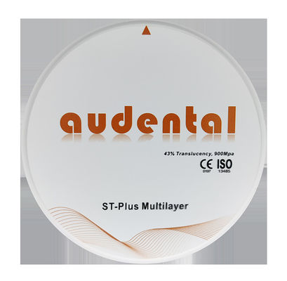 46٪ شفاف ST-Plus Multilayer Zirconia Round Disc Block Smooth Vita 16 سایه برای بازسازی دندان