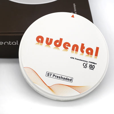 Audental قدرت خوب ST بلوک زرکونی از پیش پوشیده با سیستم CAD / CAM