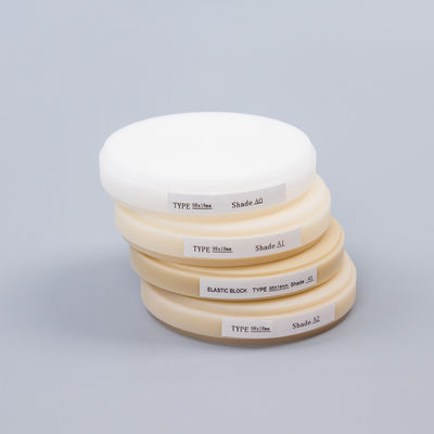 لابراتوار دندانپزشکی ادنتال PMMA دیسک صورتی شفاف انعطاف پذیر 98mm PMMA بلوک OEM