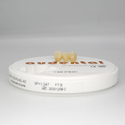 3D Pro مواد مصرفی ماشین آلات مواد دندان Zirconia دیسک بلوک با مزایای چند لایه