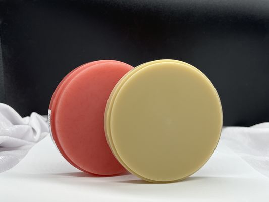 دندانپزشکی Pmma بلوک 98 * 10mm دقت فرش ماندگار برای تاج های موقت