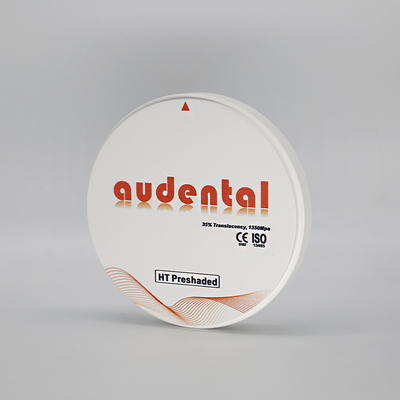 بهترین قیمت Audental بلوک های زیرکونیای سفید HT سیستم CAD CAM آزمایشگاه دندانپزشکی مواد مصرفی دندانپزشکی زیرکونیا