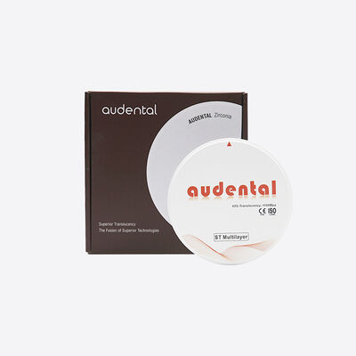 قدرت طبیعی بدون درهم شفافیت خوب ST/DST بلوک زیرکونیا چند لایه برای بازسازی دندان